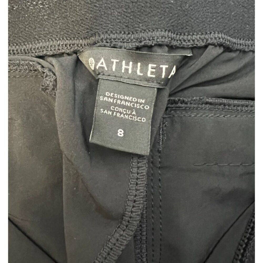 ATHLETA Brooklyn Heights High Rise Jogger Women's Size 8 Black 533443 - Picture 4 of 6